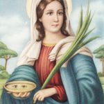Nel lunario santa Eulalia e santa Lucia
